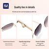 HLA Women's Oversized Gradient Nylon Sunglasses