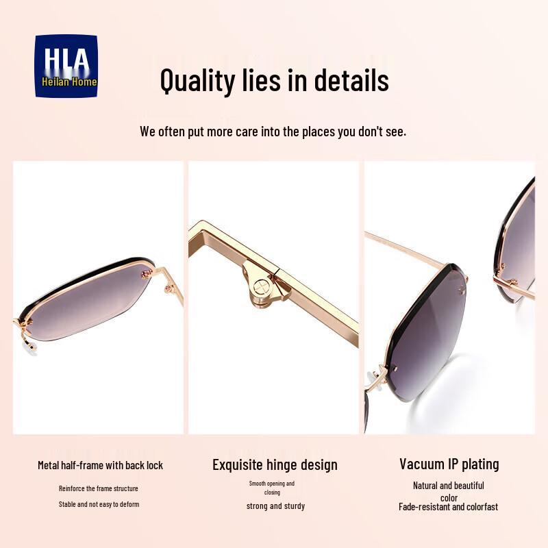 HLA Women's Oversized Gradient Nylon Sunglasses
