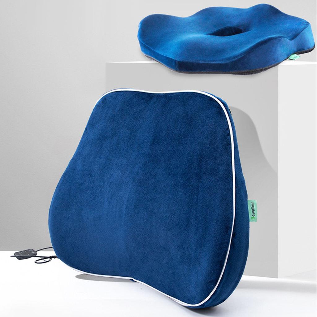 Buy Driving Seat Cushion Erognomic Heated Comfort Lumbar Support for