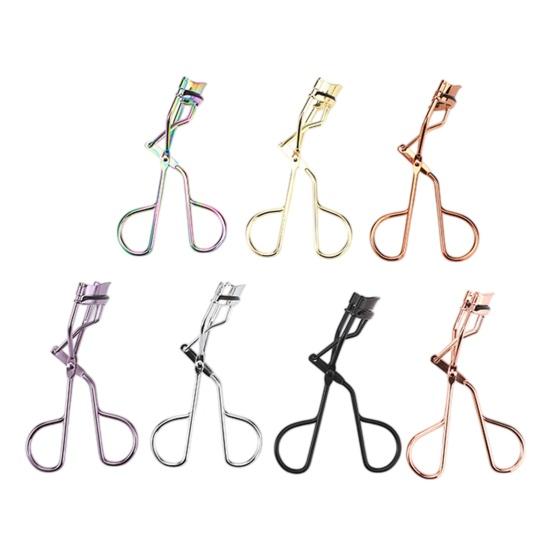 Portable Eyelash Curler with Comb Volumizing Precision Eye Lash Curler Natural Long Lasting Professional Beginner Women Lashes Curling Tools