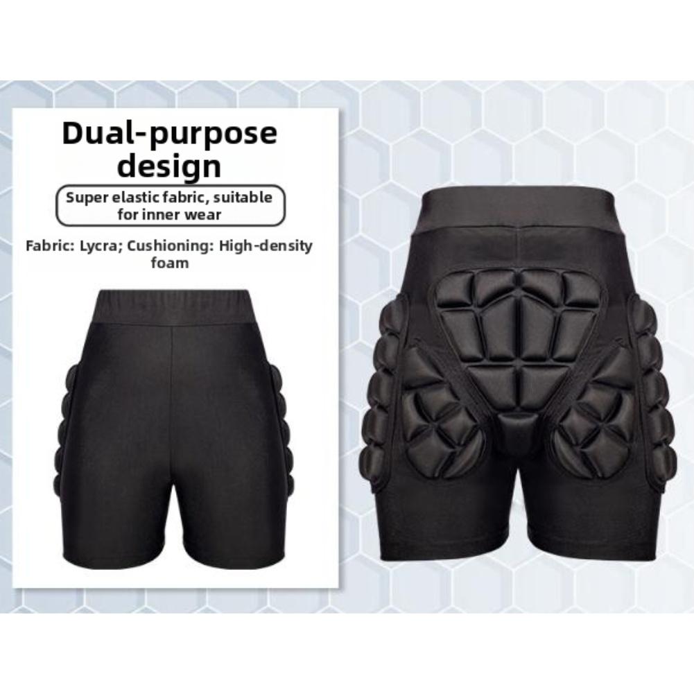 Ski Hip Protector Pants Thickened Hip-covering Pants Knee Pads Ice Skating And Fall Prevention Outdoor Ski Protective Gear