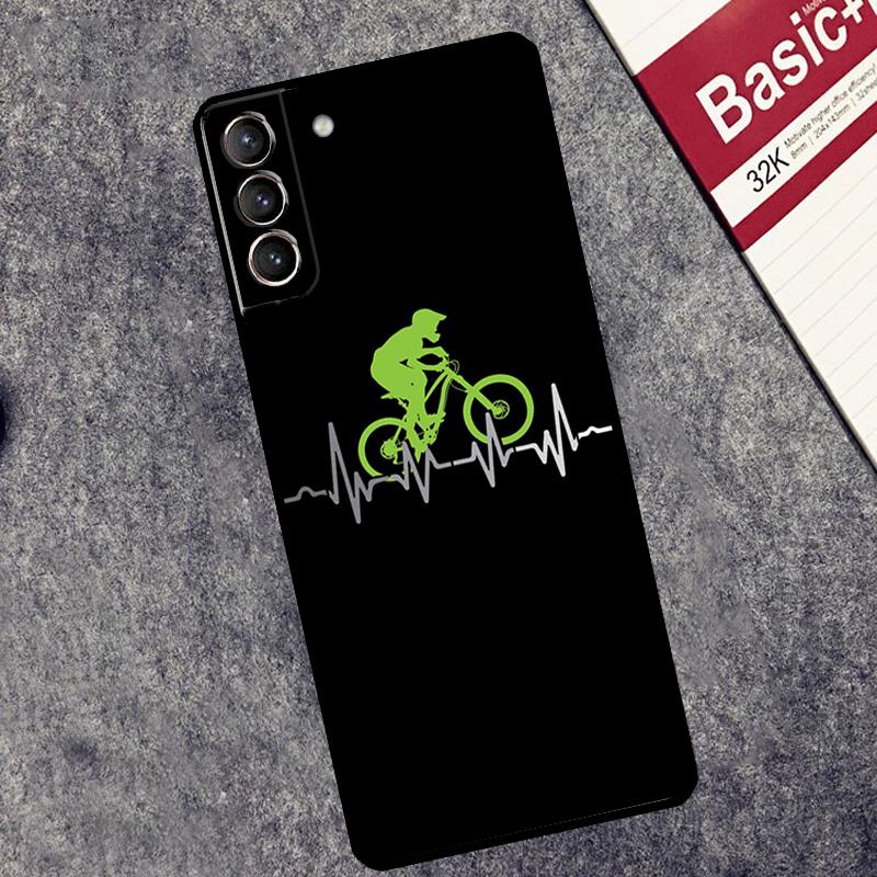 MTB Mountain Bike Cycling Bicycle Case For Samsung Galaxy S26 S25 Ultra S20 S21 S22 S23 S24 Ultra S10 Plus S25 FE Cover Coque
