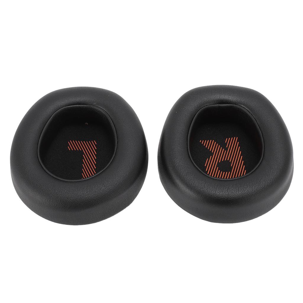 2PCS Headphone Ear Pads High Density Sponge Protein Leather Earphone Cushions Replacement Headset