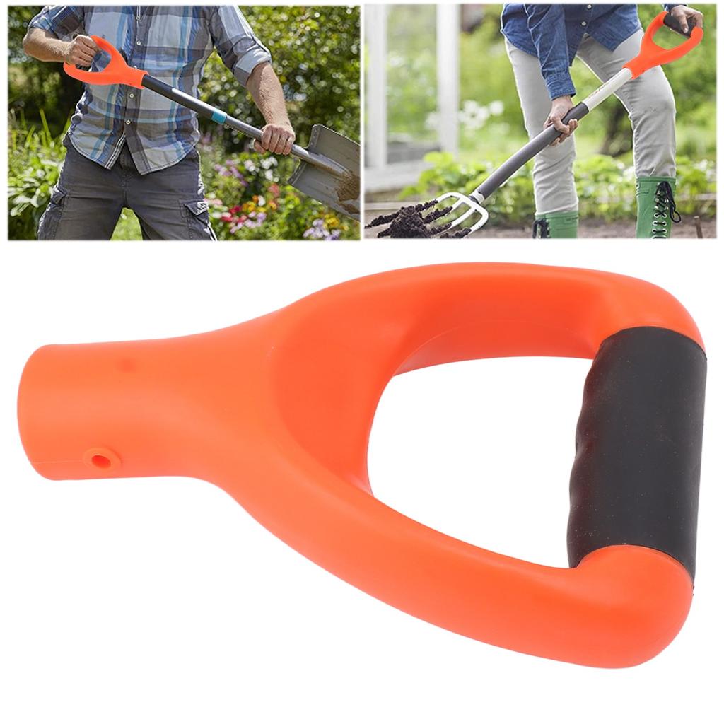 3,2 cm Spadehandtag Ergonomisk Design Multifunktionell Robust Spade D-handtag för Grävning Krattningsverktyg