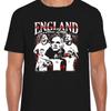 England 90s Bootleg Black Adult T-Shirt England Fans World Cup 2026 Tee