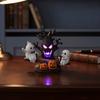 Resin Animated Seesaw Ghosts Night Light Cartoon Purple Lighting Halloween Spooky Tree Lamps US Plug/USB Halloween Ambient Light