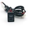 Car Phone Charger Socket QC3.0 USB Type C Charging Power Adapter For Mitsubishi Outlander 13-20 Eclipse Cross Pajero 19-22