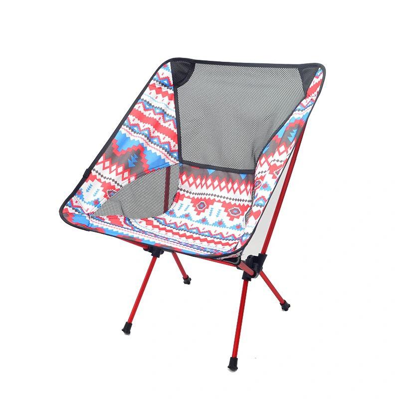 Portable 7075 Aluminum Alloy Folding Chair for Camping, Fishing, Beach, and Leisure.