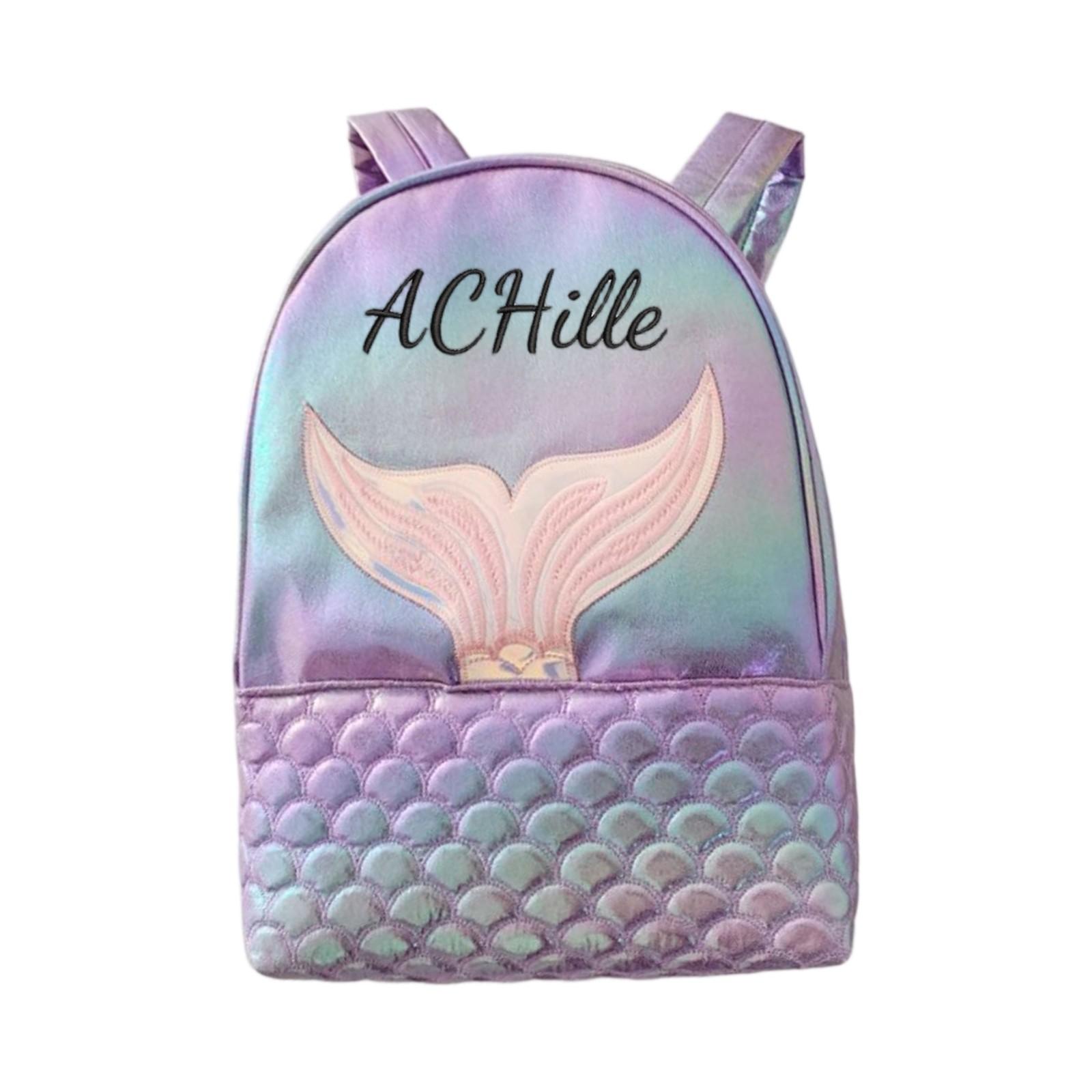 

Персонализированный рюкзак с вышивкой, Рюкзак на заказ One Size фиолетовый