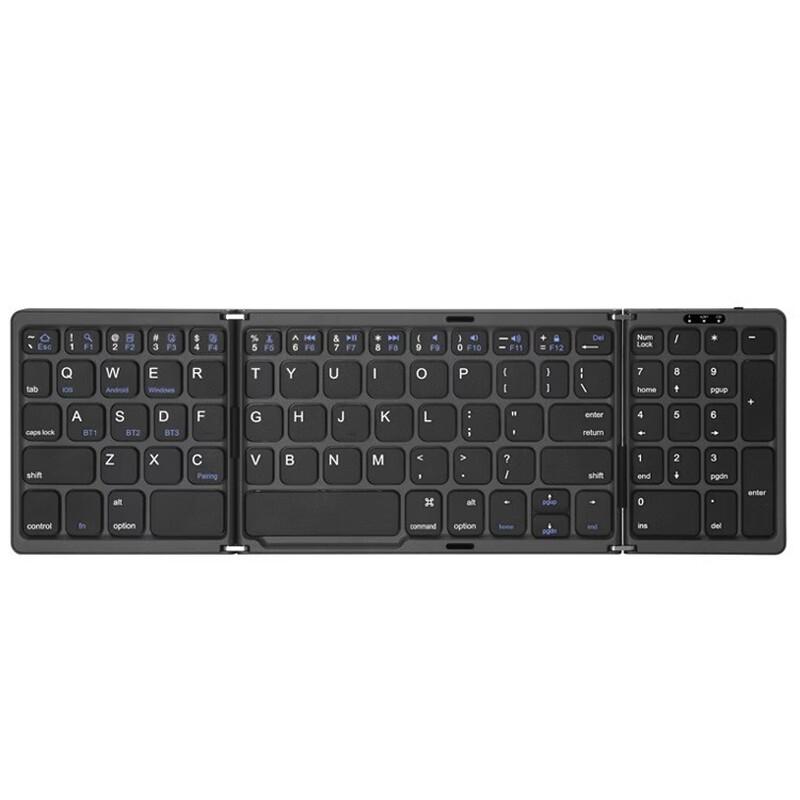 OLOEY Tri-Fold Bluetooth Touch Keyboard