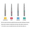 1PCS Tungsten Carbide Cone Nail Drill Bit 3/32" Rotary Burr Bits For Manicure Electric Drill Accessories Nail Milling Tool