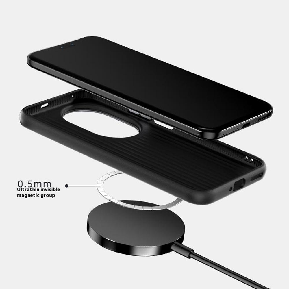 ABEEL For Huawei nova 14 Pro 5G Case PC+TPU+Aluminum Alloy+PU Leather Phone Cover Compatible with MagSafe