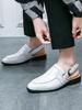 Summer breathable European and American personalized buckle sandals and slippers leather shoes Men's shoes for wedding parties
