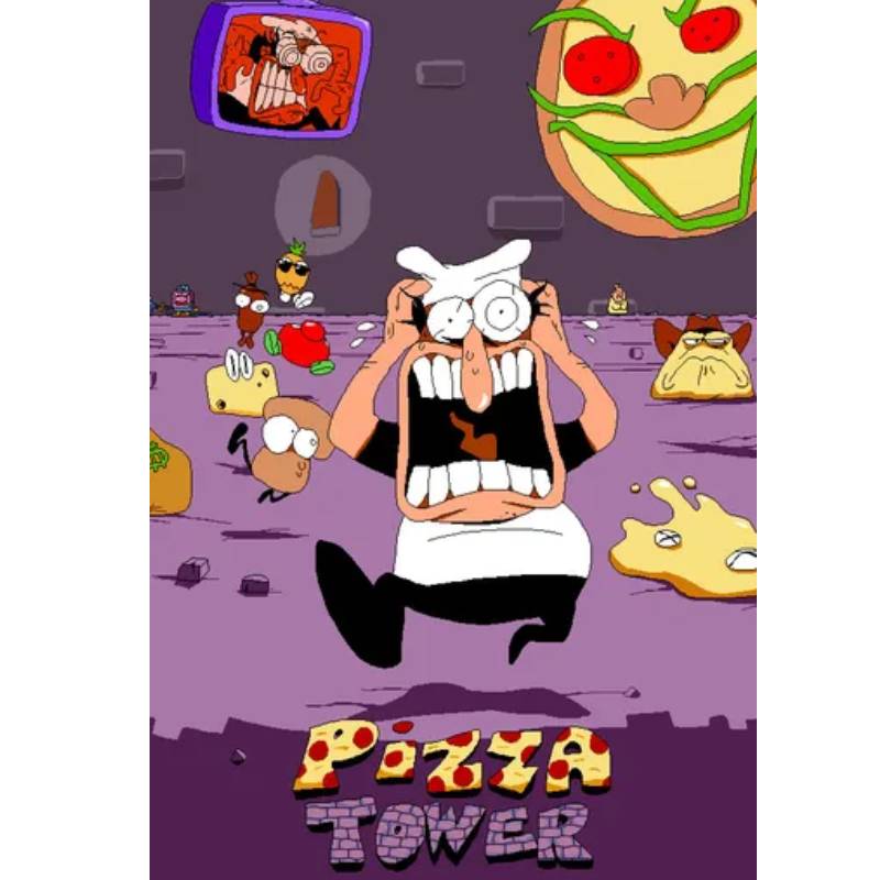 Tower Peppino Pizza Plush Doll Stuffed Toy Child Kids Birthday Gift Decor Home