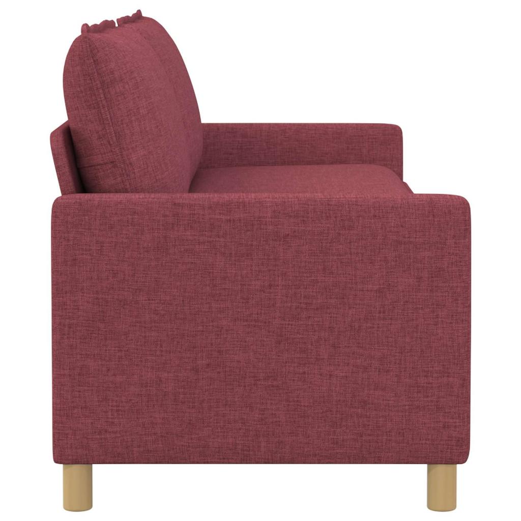 Sofa Burgundy 196 x 81 x 87.5 cm Fabric