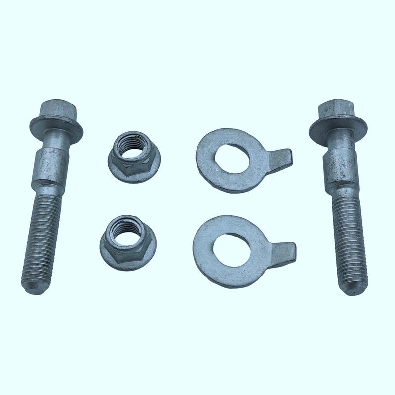 2x Front Adjustable Camber cam Bolt 14mm 81260 Easy to Install Auto Parts