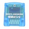 for Gamecube Memory Card Plug and Play High Speed Game Console Memory Card for Wii Console 512MB (8192Blocks)