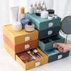 Desktop Office Supplies Stackable Organizer Drawers Colorful Storage Boxes Cosmetic Plastic Storage Containers