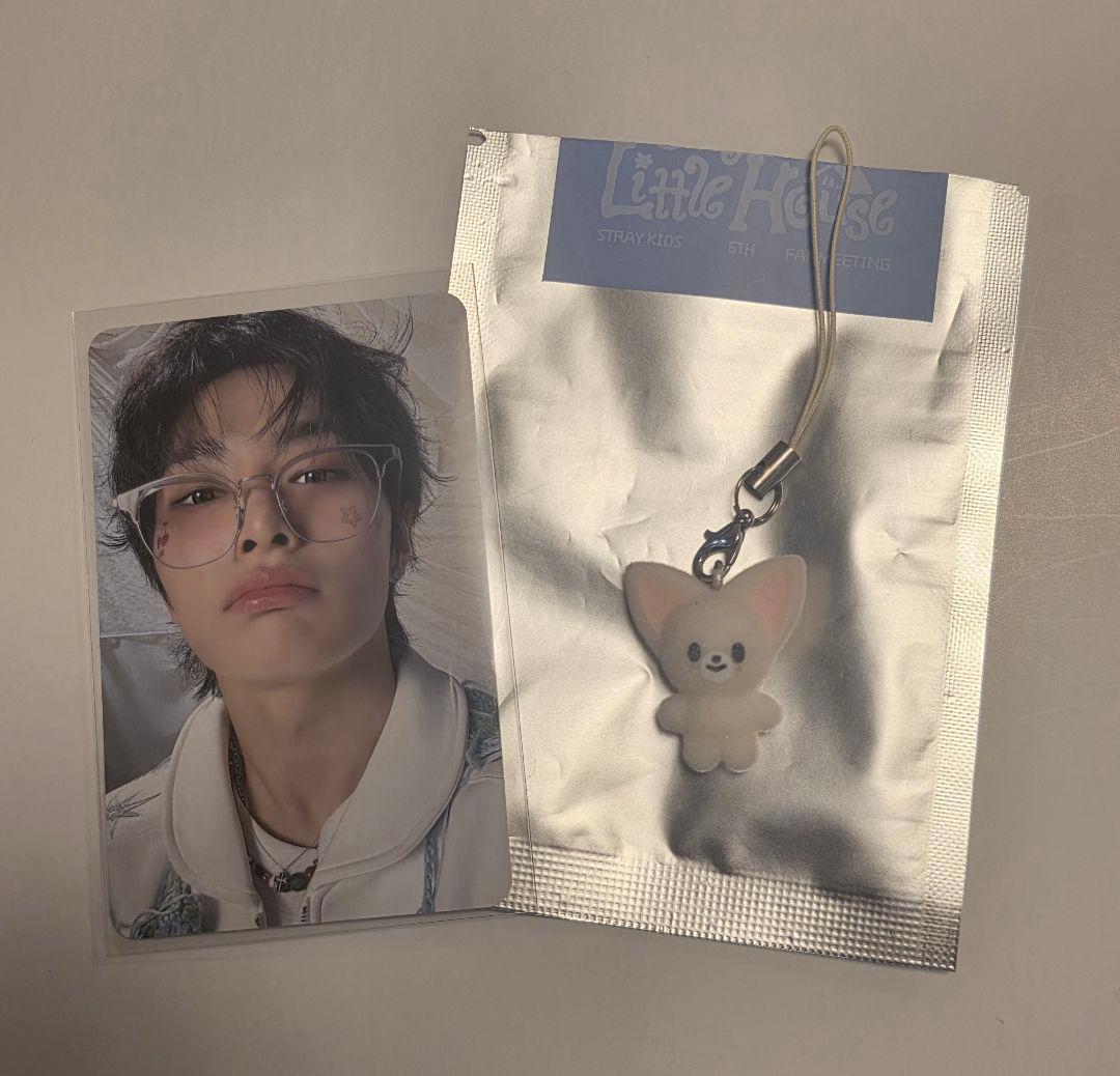 

[USED] Stray Kids (SKZ) Fan Meeting Mini Charm Purchase Bonus Photocard - I.N