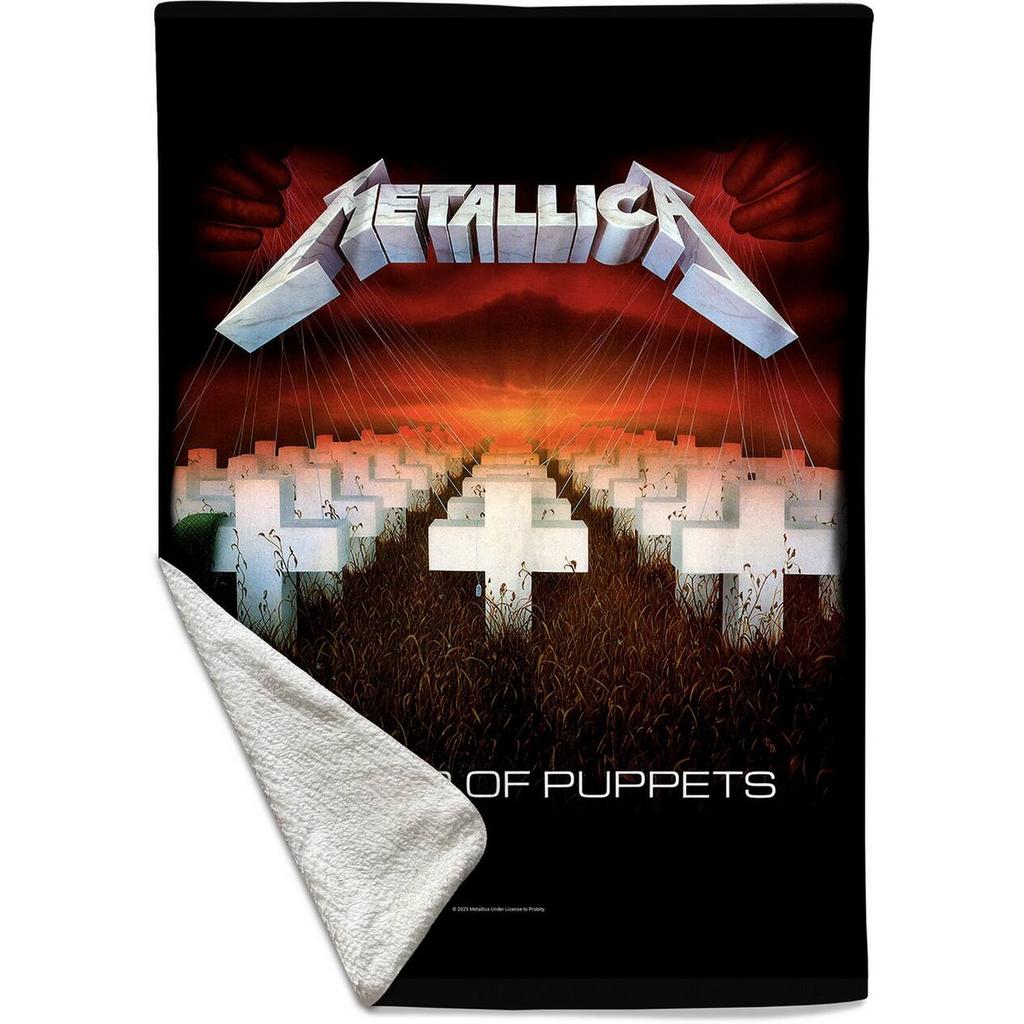 Metallica Master Of Puppets Sherpa Fleece Blanket