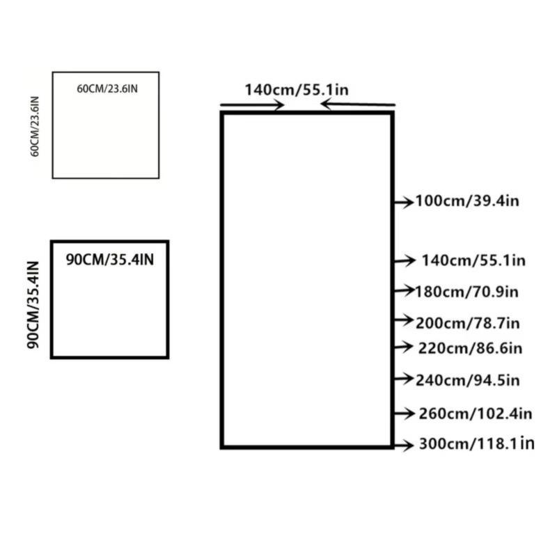 Japanese-Style Fan-Printed Tablecloth, Red Coffee Table Dining Table Cover With Off-White Trim, Holiday Decoration Cover