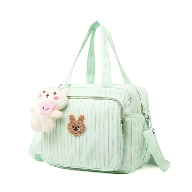 Lushandy Baby Wickeltasche Tote, Mama Tasche Niedliche Wickeltaschen Crossbody Babytaschen für Mädchen Pañaleras Para Beb