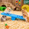 Plastic Hamster Seesaw Toy Colorful Rodents Seesaw Small Animal Toys  Cage Environment