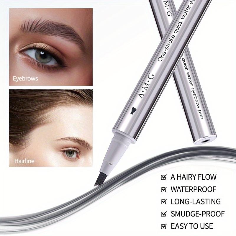 1PC soft and quick-drying water-based eyebrow pencil, fashionable and smart eyebrows, long-lasting waterproof, super fast drying, instant setting