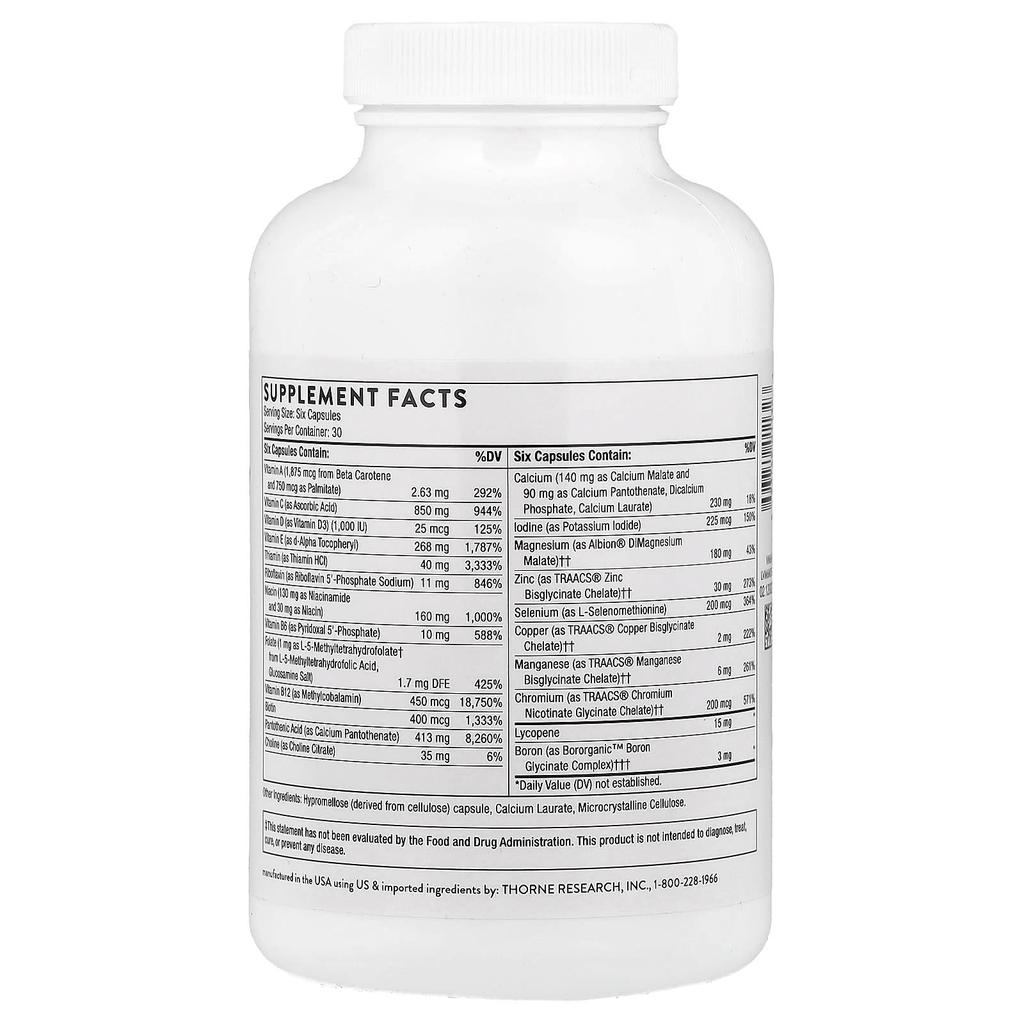 Multivitamin for Men Over 50, 180 Capsules