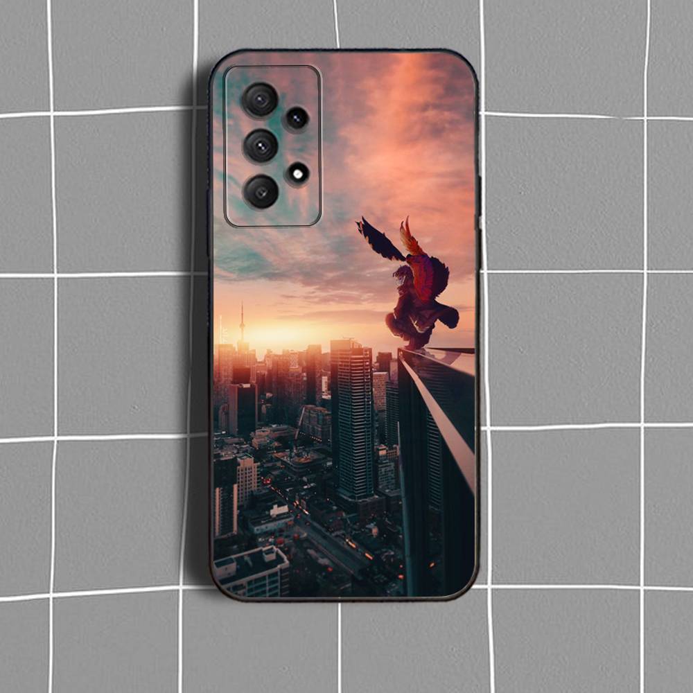 Hawks B-BNHA MHA-es Phone Case For Samsung Galaxy A73,31,32,72,41,53,52,71,22,5G,Note,J7,8,9 Soft Black Cover SamsungA72