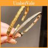 24k Gold Plated Bangle Copper Jewelry With Zircon Embellishments For Elegant Women