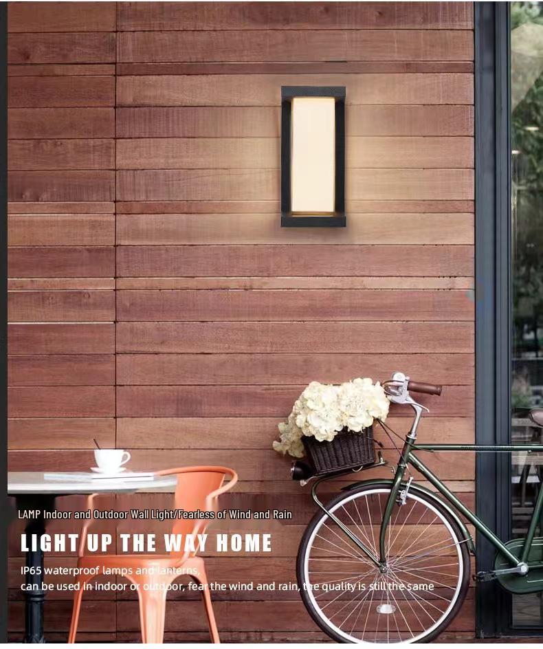 Outdoor Waterproof Wall Light for Villa, Courtyard, Terrace, Balcony, and Entrance