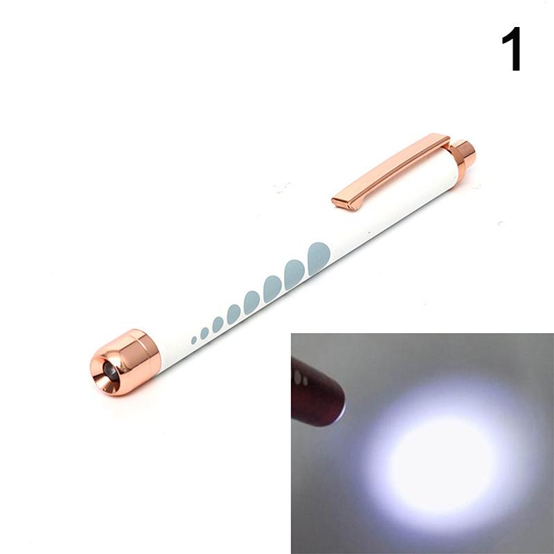 Mini Medical Pen Light Portable LED Flashlight Mini Torch White Yellow Light For Doctor Nurse Diagnosis Measurements Penlight