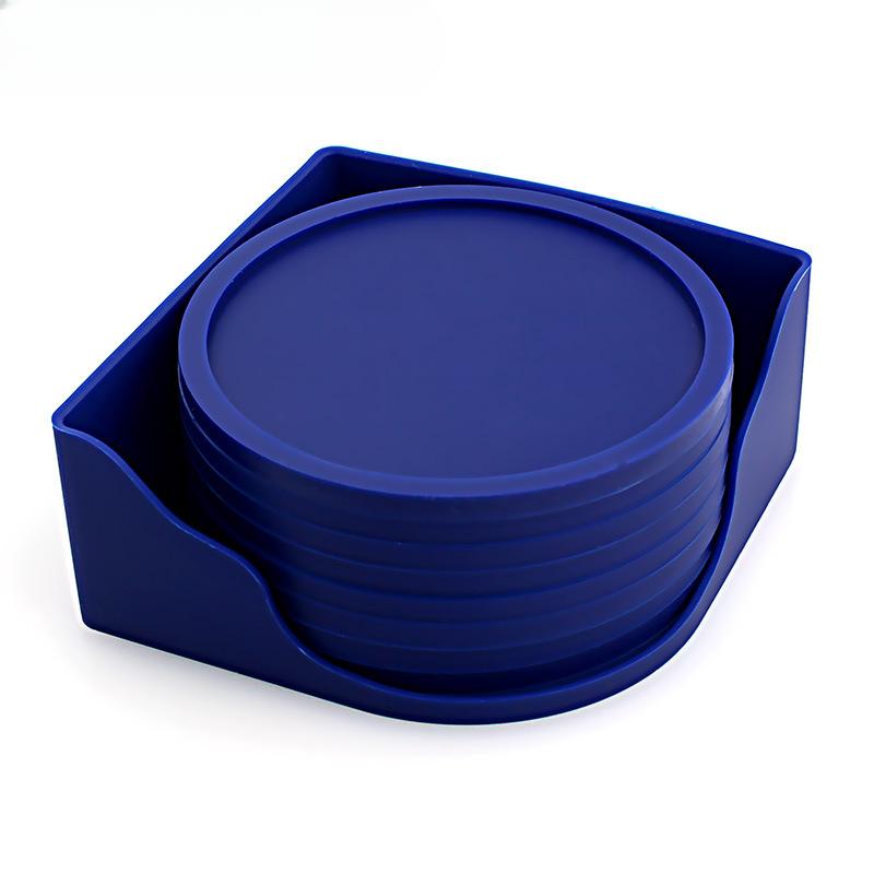 Set de subțire rotunde din silicon de 10 cm. Cutie de depozitare din silicon