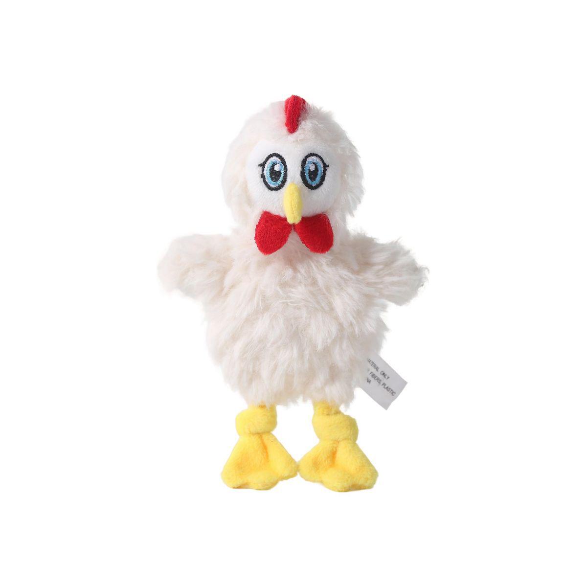 Fetch Feiqi Squeaky Plush Toy for Small Dogs - Chicken & Duck Design