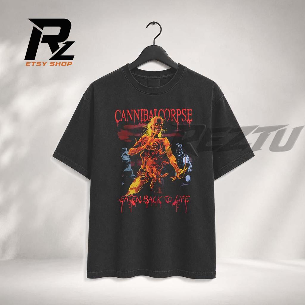 Cannibal Corpse T Shirt, Inspired Eaten Back to Life Album, Death Metal Band Fan Merch Shirt