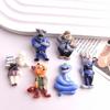 Zootopia Character DIY Resin Figurines: Cute Anime-Style Accessories & Trendy Toys Ornaments