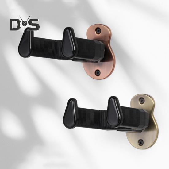 Guitar Wall Mount Hanger Automatic Locking Metal Hook Guitar Accessories for Acoustic Electric Guitar Bass Banjo Mandolin