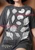 Seashells Conch Scallop Ocean Waves Comfort Colors® Tshirt, Marine Life Nautical Theme Beach Lover Coastal Vibes Black White Line Art Tee