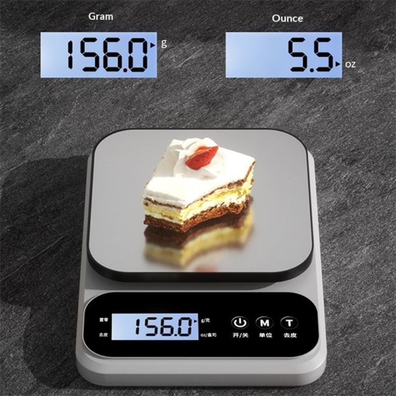 10Kg Kitchen Scale Baking Gram Weight Scales Lcd Display Rechargeable Electronic Table Scale Personal Healthy Diet Food Scale