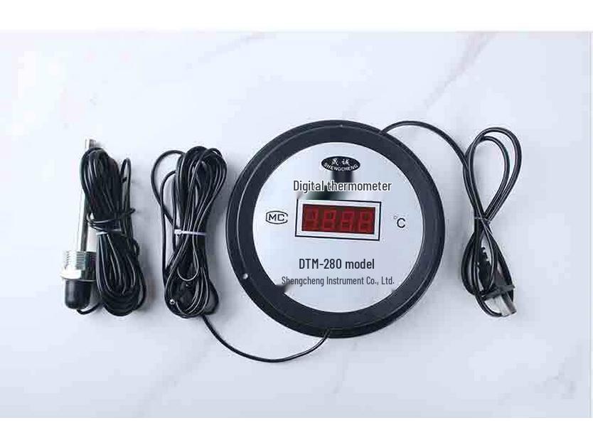 Termometru digital de înaltă precizie cu sondă pentru cazane industriale și bazine de acvacultură