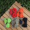 1Pc Camping Tent Rope Fastener Wind Rope Buckle Pulley Ratchet Clothes Hanger Awning Rope Hook Outdoor Pulley Adjuster Tent Fixer