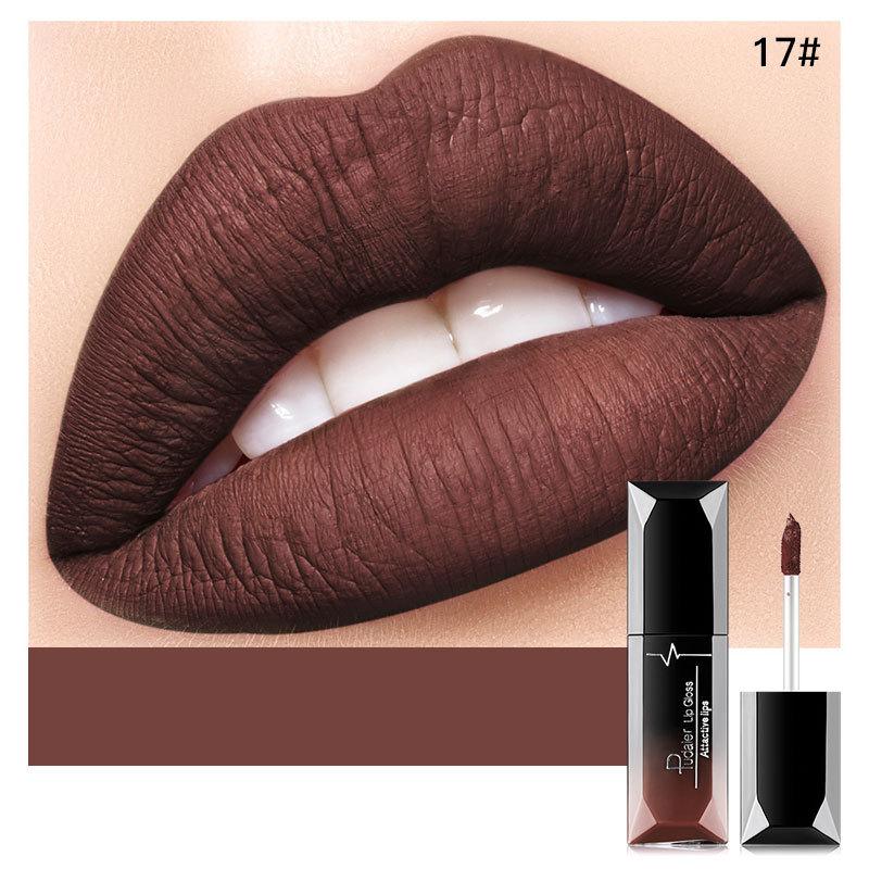 Pudaier Long Lasting Liquid Lipstick Waterproof Matte Velvet Lip Gloss Make Up