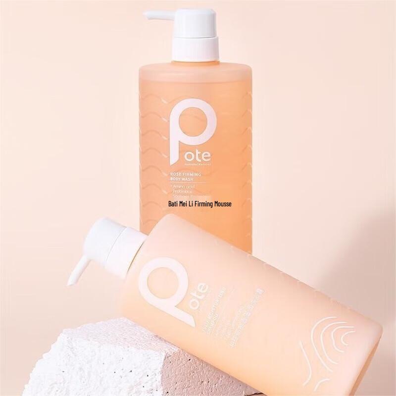 Pote Amino Acid Tulip Shampoo & Rose Body Wash Set