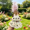 Cute Sheep Plush Keychain Doll, Mini Lamb Stuffed Pendant, Soft Bag Hanging Ornament Accessory