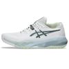 ASICS X Tennis Shoes 1042A278 Size 102 cm 2E GEL-RESOLUTION Women's (White/Monument Blue) 25.5