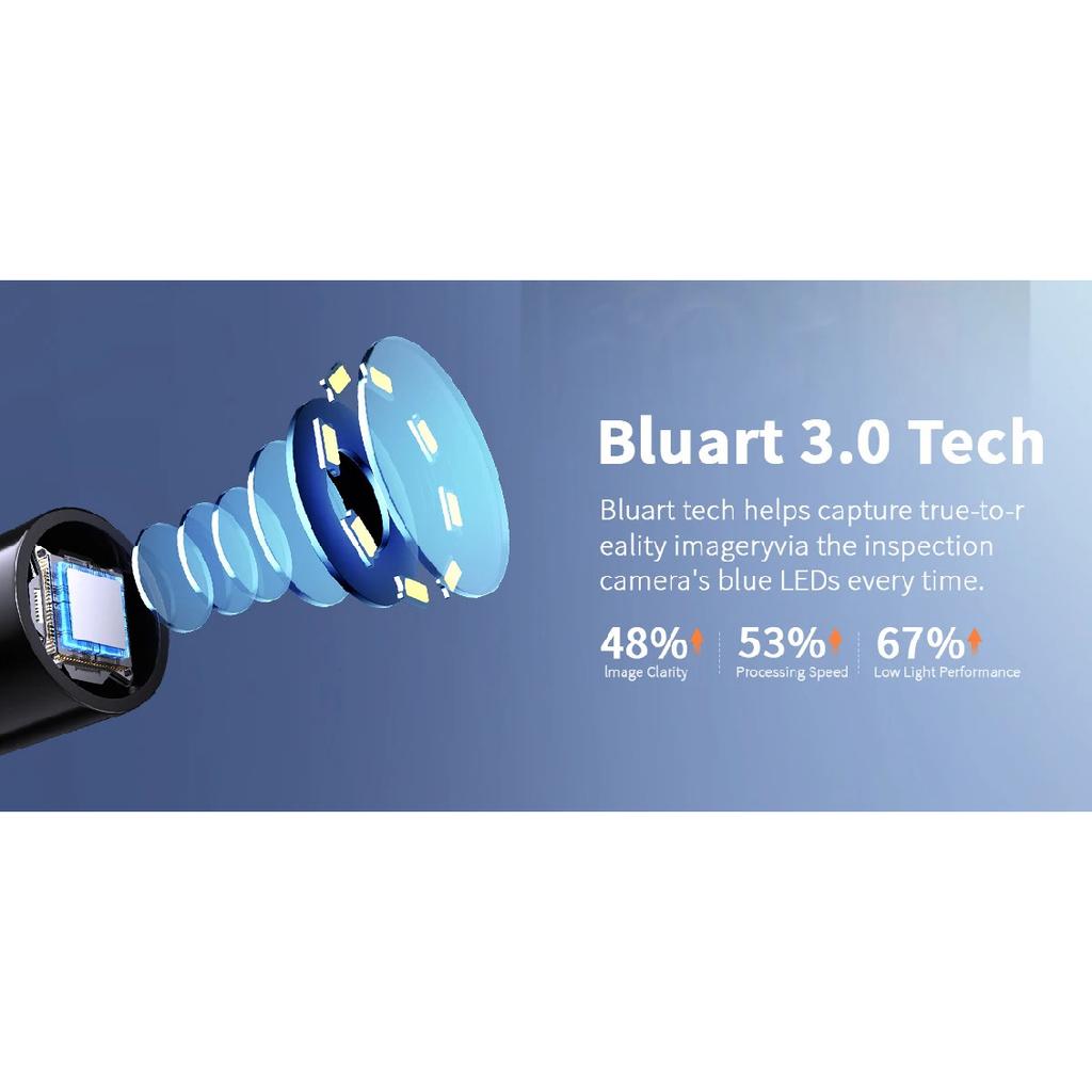 1080P Automotive Boroscope Endoscopic Car Drain Piping Channel Inspection Endoscope Camera Industrial Accessories For Cars 8mm