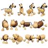 1pc Cute Educational Horse Deer Wooden Wood Animal Figurines Toy Festival Gift