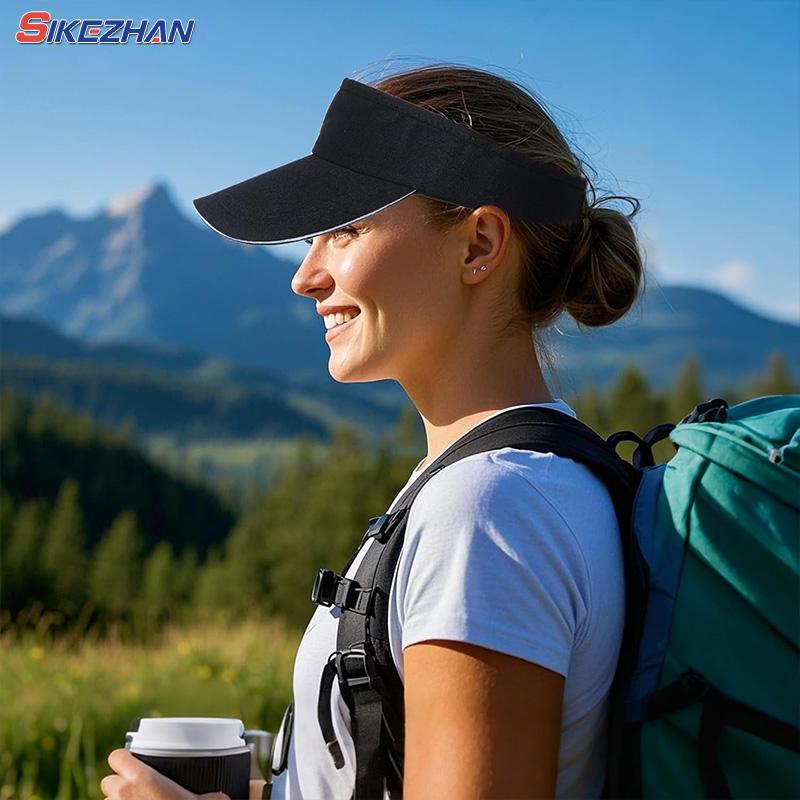 Tennis Caps Men Women Adjustable Sport Headband Classic Sun Sports Visor Hat Running Caps Tennis Beach Hat Outdoor Sports Hat