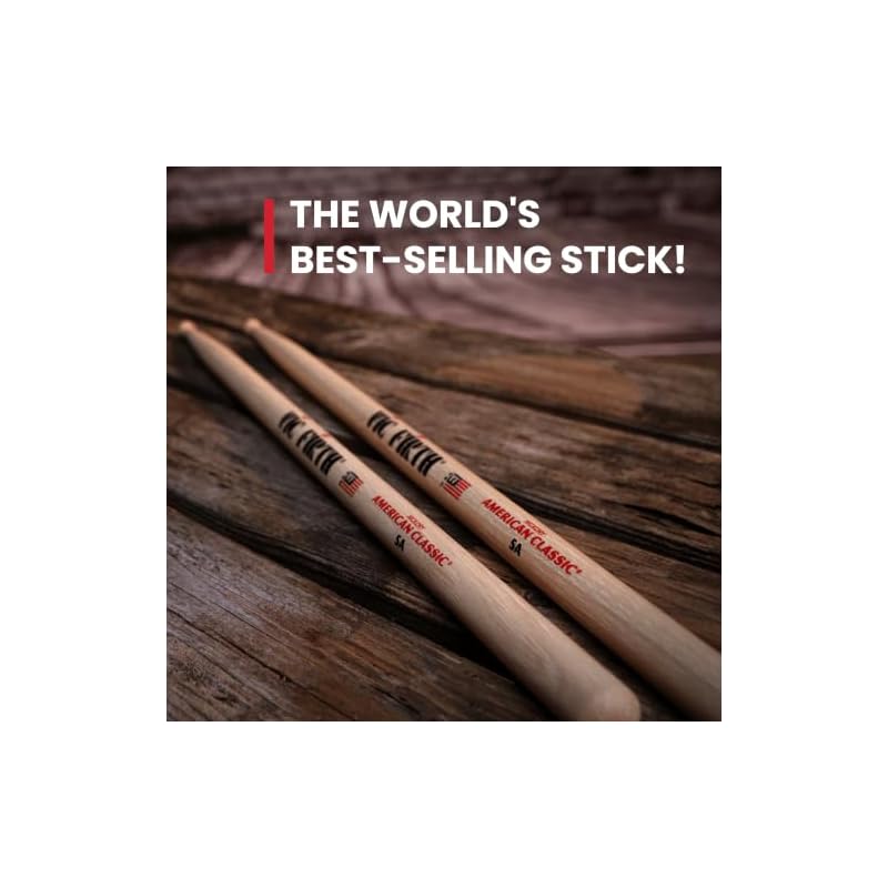 VIC FIRTH AMERICAN CLASSIC (Hickory) Drumsticks VIC-5A